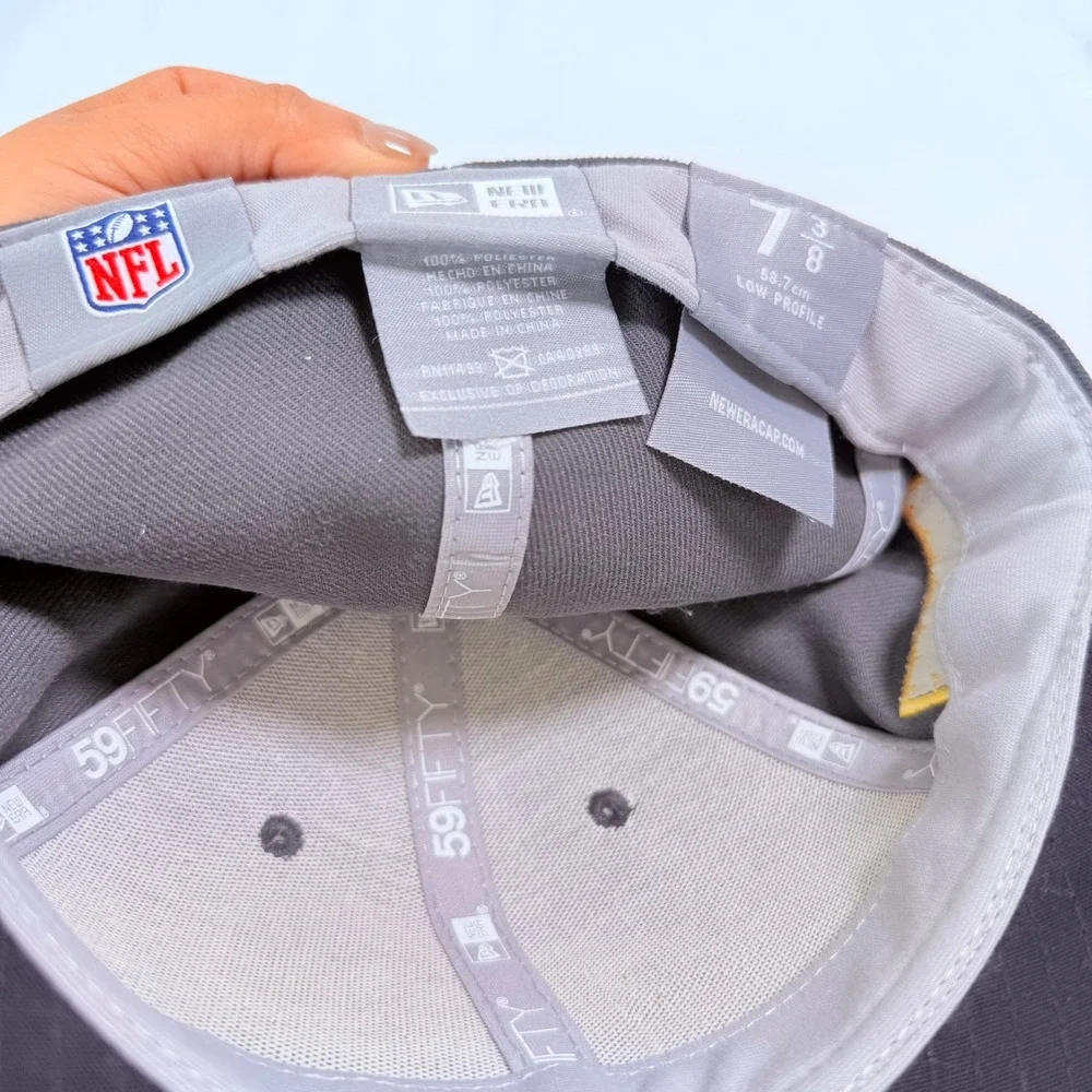 New Era 59FIFTY Low Profile LA Rams Salute to Service Fitted Hat 7 3/8 Grey Camo